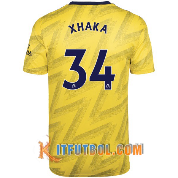 Camisetas Futbol Arsenal (XHAKA 34) Segunda 19/20