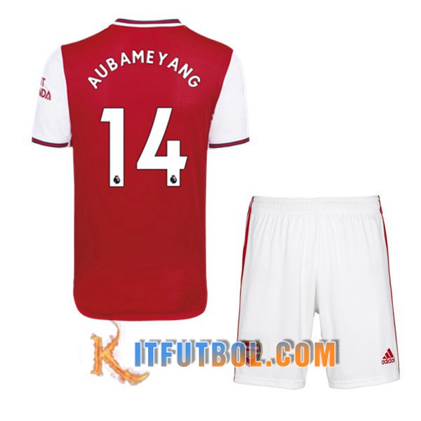 Camisetas Futbol Arsenal (AUBAMEYANG 14) Ninos Primera 19/20