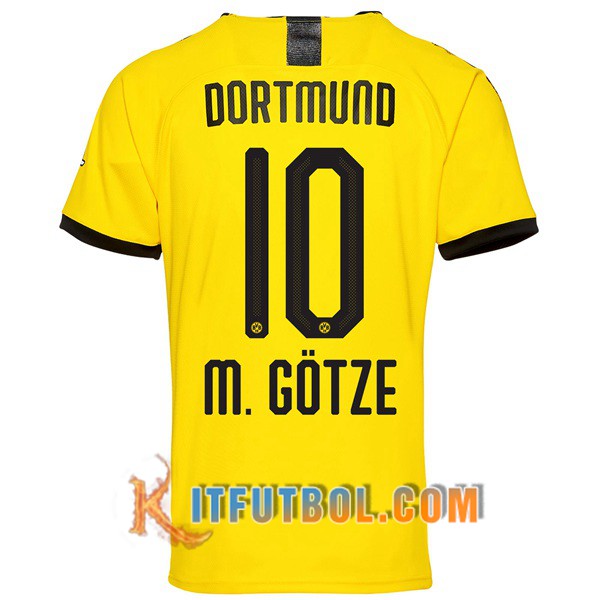 Camisetas Futbol Dortmund BVB (M.GOTZE 10) Primera 19/20