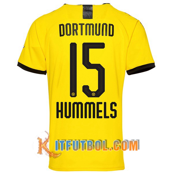 Camisetas Futbol Dortmund BVB (HUMMELS 15) Primera 19/20