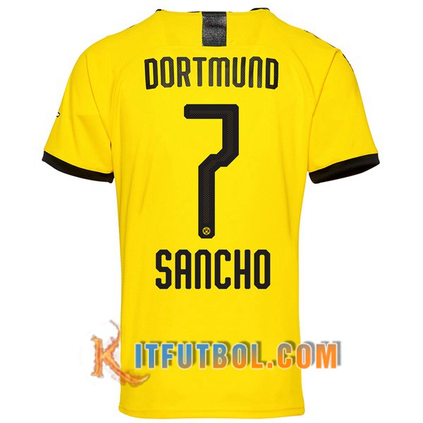 Camisetas Futbol Dortmund BVB (SANCHO 7) Primera 19/20
