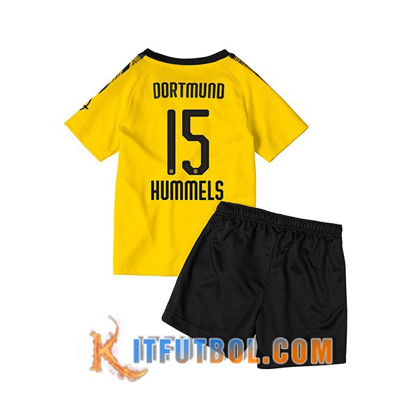 Camisetas Futbol Dortmund BVB (HUMMELS 15) Ninos Primera 19/20