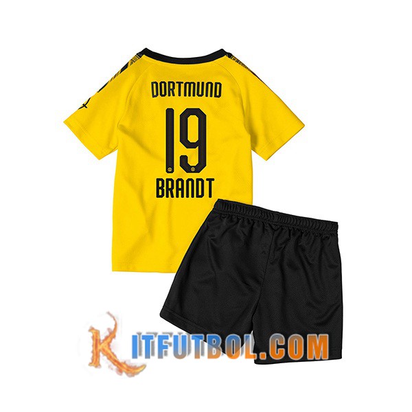 Camisetas Futbol Dortmund BVB (BRANOT 19) Ninos Primera 19/20