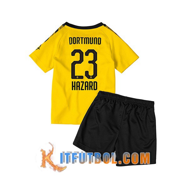 Camisetas Futbol Dortmund BVB (HAZARD 23) Ninos Primera 19/20