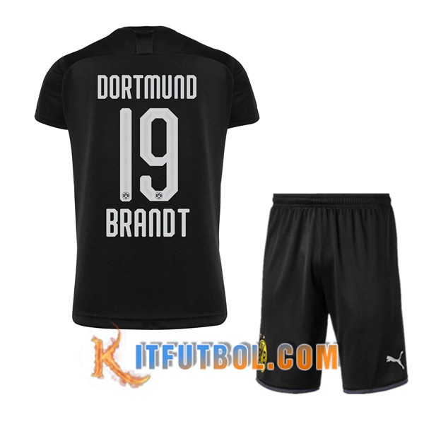 Camisetas Futbol Dortmund BVB (BRANOT 19) Ninos Segunda 19/20