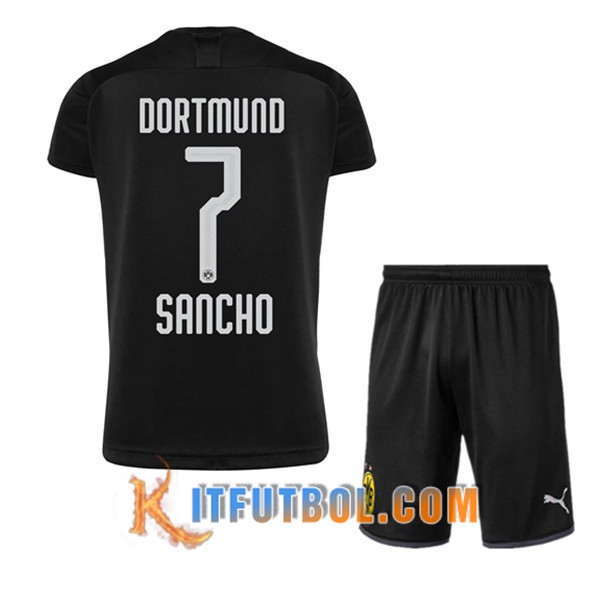 Camisetas Futbol Dortmund BVB (SANCHO 7) Ninos Segunda 19/20