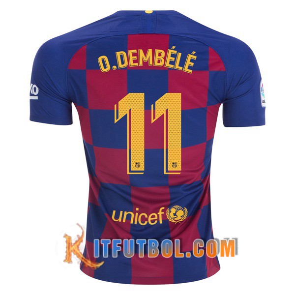 Camisetas Futbol FC Barcelona (O.DEMBELE 11) Primera 19/20