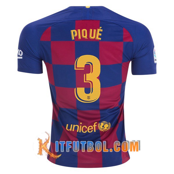 Camisetas Futbol FC Barcelona (PIQUE 3) Primera 19/20