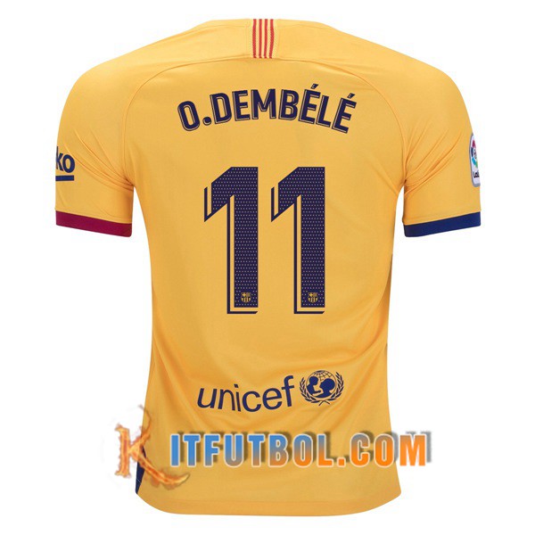 Camisetas Futbol FC Barcelona (O.DEMBELE 11) Segunda 19/20