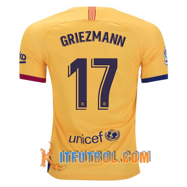 Camisetas Futbol FC Barcelona (GRIEZMANN 17) Segunda 19/20