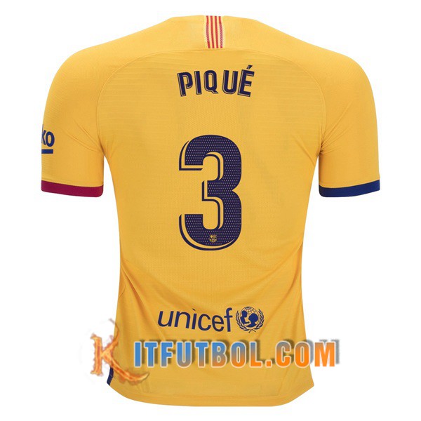 Camisetas Futbol FC Barcelona (PIQUE 3) Segunda 19/20