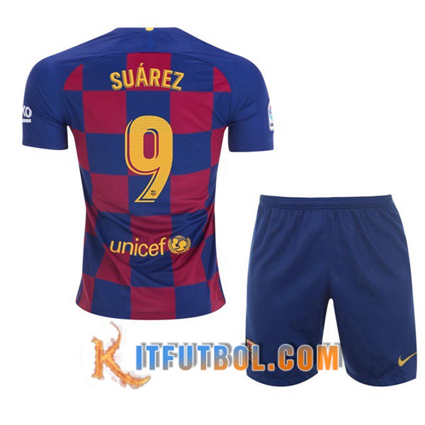 Camisetas Futbol FC Barcelona (SUAREZ 9) Ninos Primera 19/20