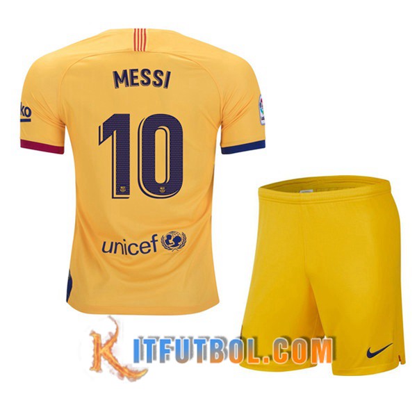 Camisetas Futbol FC Barcelona (MESSI 10) Ninos Segunda 19/20
