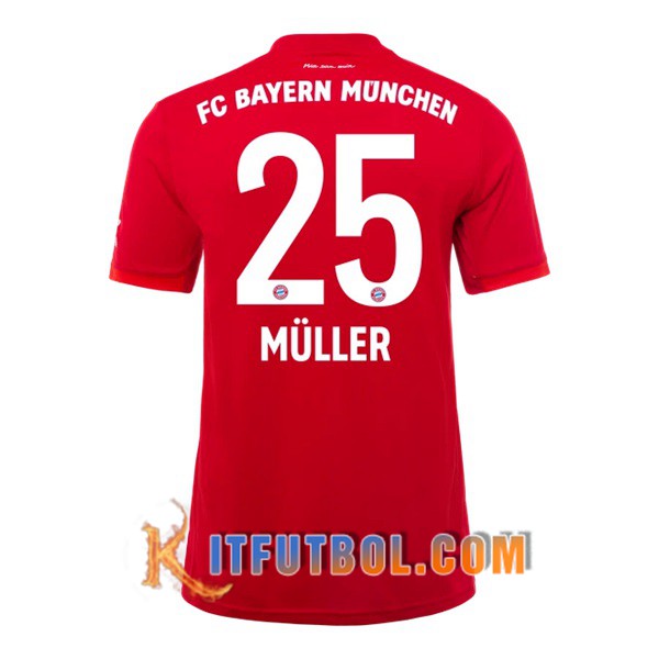 Camisetas Futbol Bayern Munich (MULLER 25)Primera 19/20