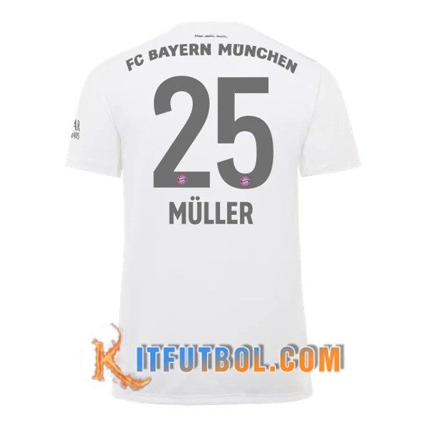 Camisetas Futbol Bayern Munich (MULLER 25)Segunda 19/20