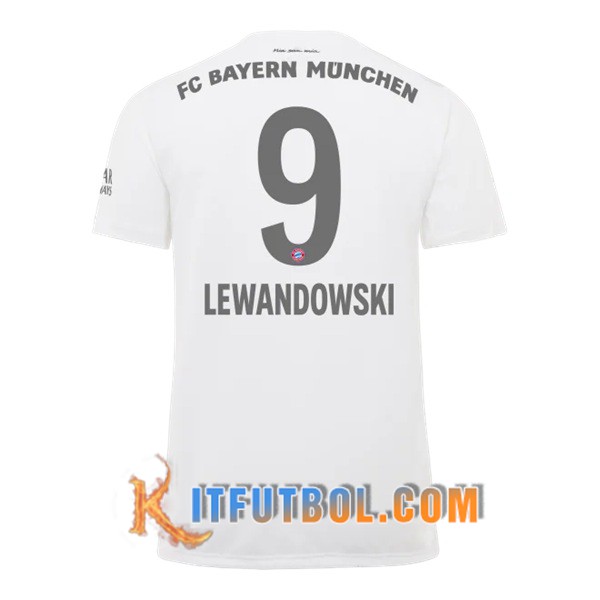 Camisetas Futbol Bayern Munich (LEWANDOWSKI 9) Segunda 19/20
