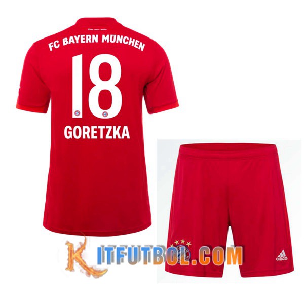 Camisetas Futbol Bayern Munich (GORETZKA 18) Ninos Primera 19/20