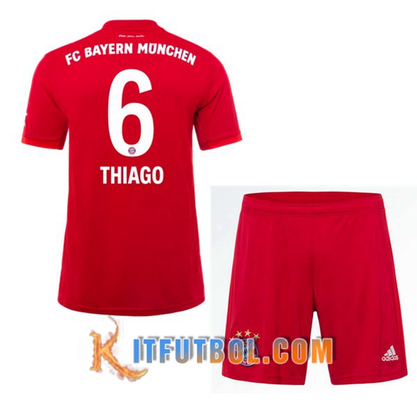 Camisetas Futbol Bayern Munich (THIAGO 6) Ninos Primera 19/20
