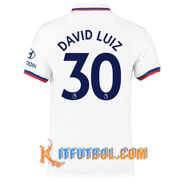 Camisetas Futbol FC Chelsea (David Luiz 30) Segunda 19/20