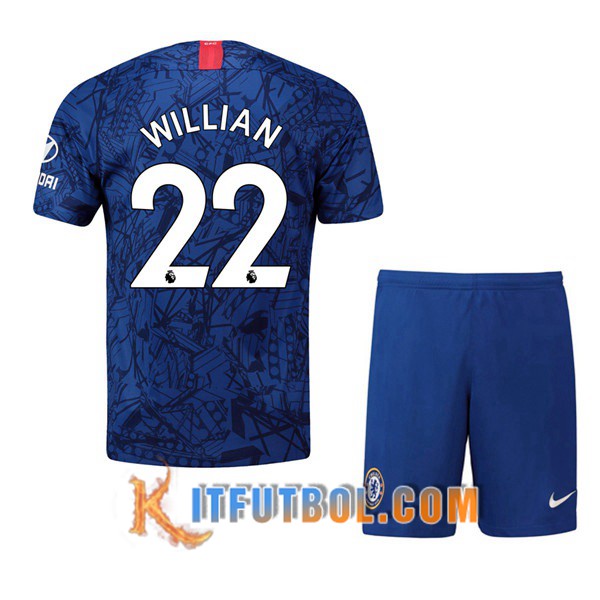 Camisetas Futbol FC Chelsea (Willian 22) Ninos Primera 19/20