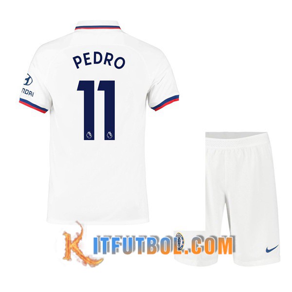 Camisetas Futbol FC Chelsea (Pedro 11) Ninos Segunda 19/20