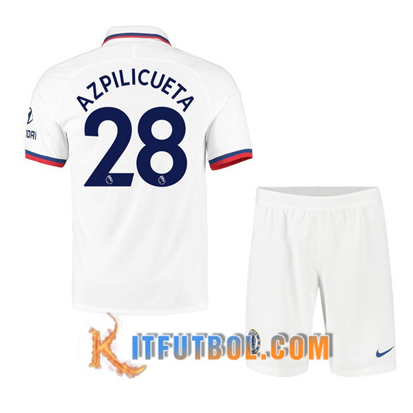 Camisetas Futbol FC Chelsea (Azpilicueta 28) Ninos Segunda 19/20