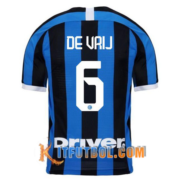 Camisetas Futbol Inter Milan (DEVRIJ 6) Primera 19/20