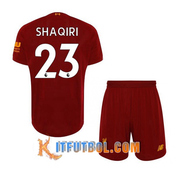 Camisetas Futbol FC Liverpool (Shaqiri 23) Ninos Primera 19/20