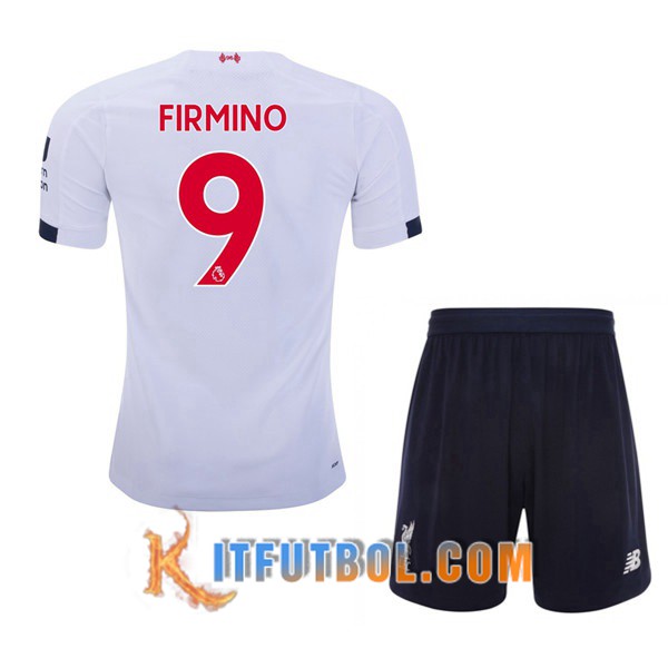 Camisetas Futbol FC Liverpool (FIRMINO 9) Ninos Segunda 19/20