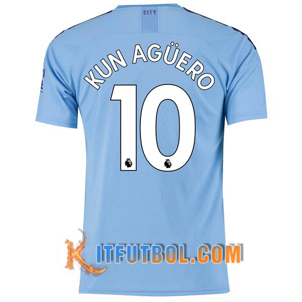Camisetas Futbol Manchester City (KUN AGUERO 10) Primera 19/20