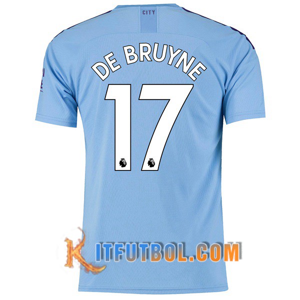 Camisetas Futbol Manchester City (DE BRUYNE 17) Primera 19/20