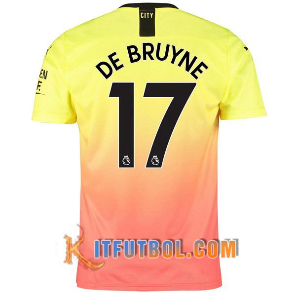 Camisetas Futbol Manchester City (DE BRUYNE 17) Tercera 19/20