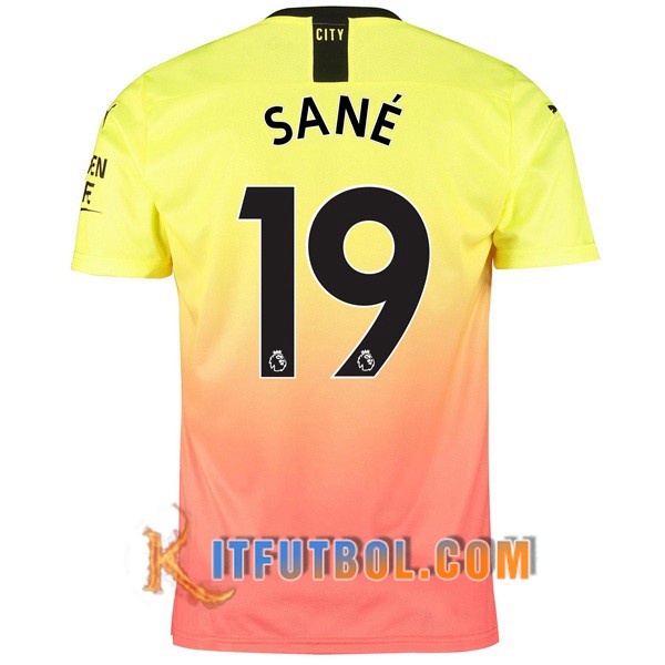 Camisetas Futbol Manchester City (SANE 19) Tercera 19/20