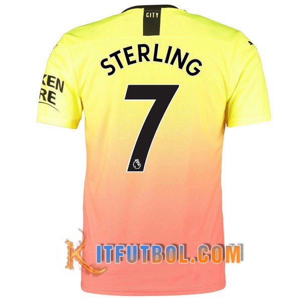 Camisetas Futbol Manchester City (STERLING 7) Tercera 19/20