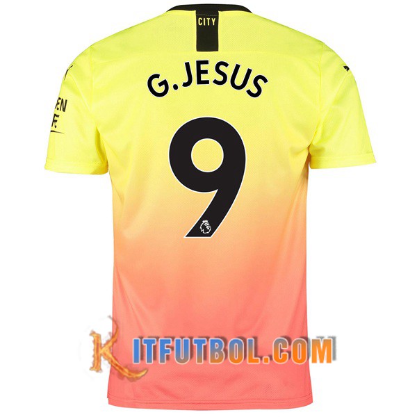 Camisetas Futbol Manchester City (G.JESUS 9) Tercera 19/20