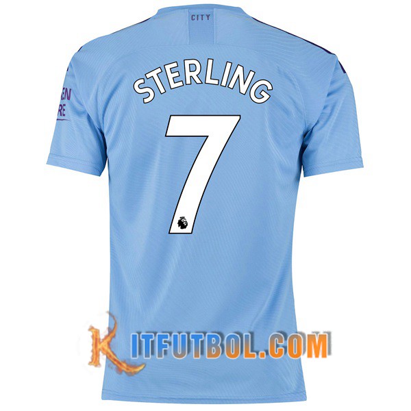 Camisetas Futbol Manchester City (STERLING 7) Primera 19/20