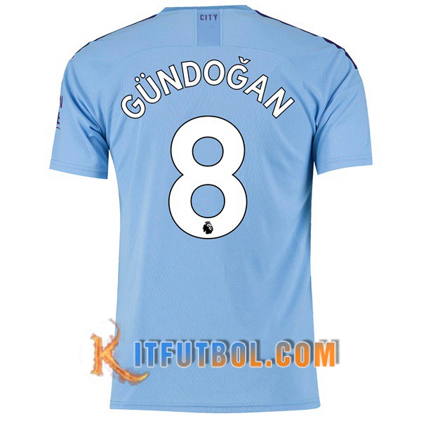 Camisetas Futbol Manchester City (GUNDOGAN 8) Primera 19/20