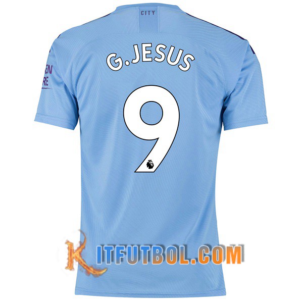 Camisetas Futbol Manchester City (G.JESUS 9) Primera 19/20