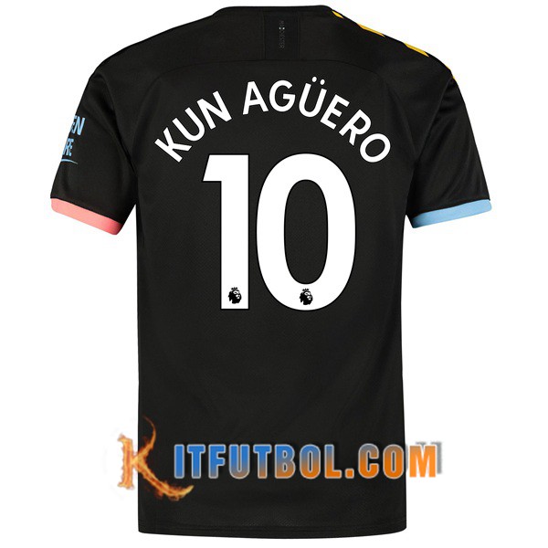 Camisetas Futbol Manchester City (KUN AGUERO 10) Segunda 19/20