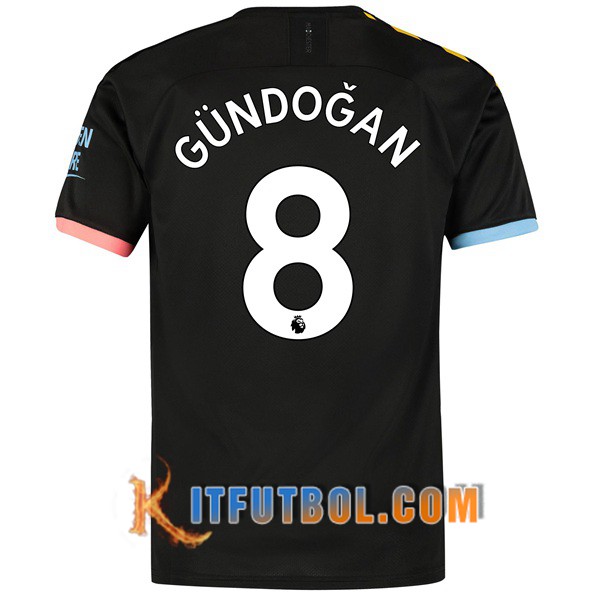 Camisetas Futbol Manchester City (GUNDOGAN 8) Segunda 19/20