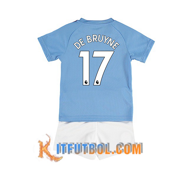 Camisetas Futbol Manchester City (DE BRUYNE 17) Ninos Primera 19/20