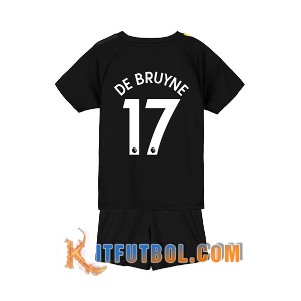 Camisetas Futbol Manchester City (DE BRUYNE 17) Ninos Segunda 19/20