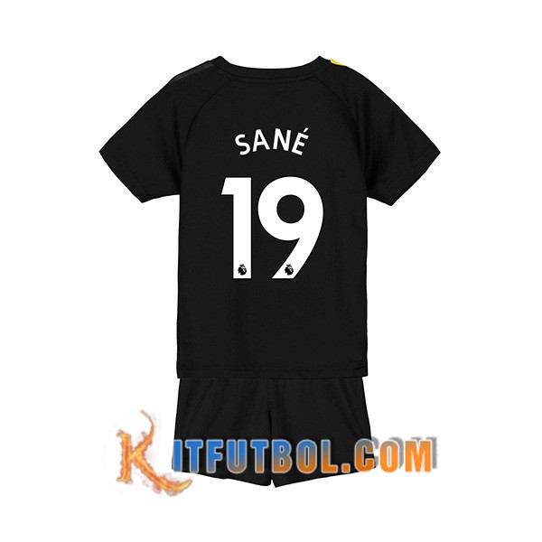 Camisetas Futbol Manchester City (SANE 19) Ninos Segunda 19/20