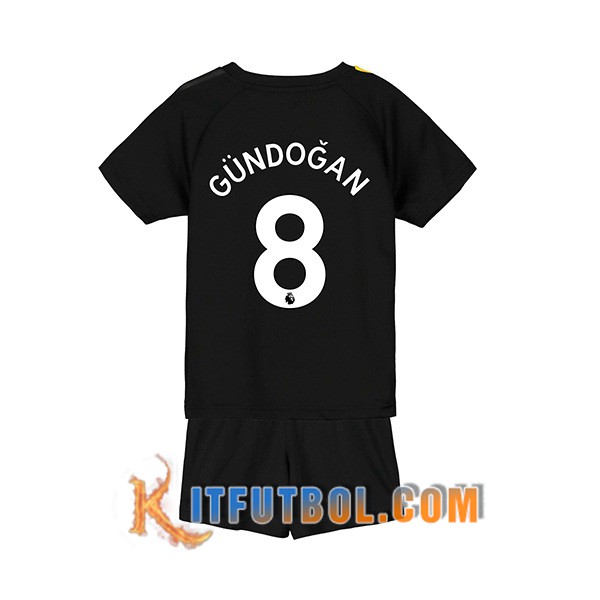 Camisetas Futbol Manchester City (GUNDOGAN 8) Ninos Segunda 19/20