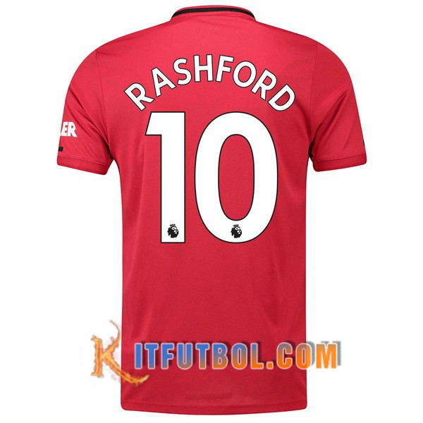 Camisetas Futbol Manchester United (Rashford 10) Primera 19/20