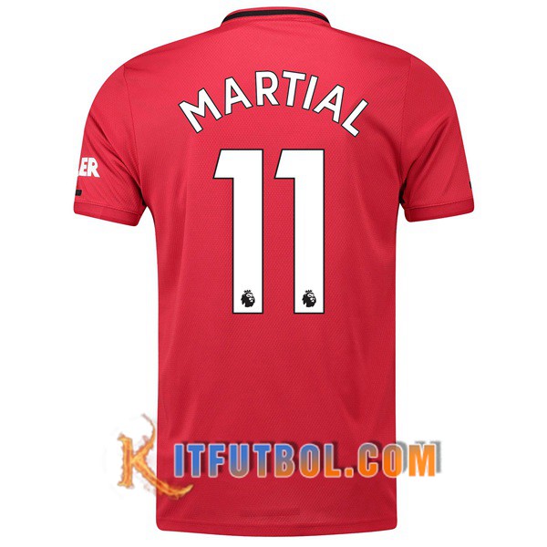 Camisetas Futbol Manchester United (MARTIAL 11) Primera 19/20