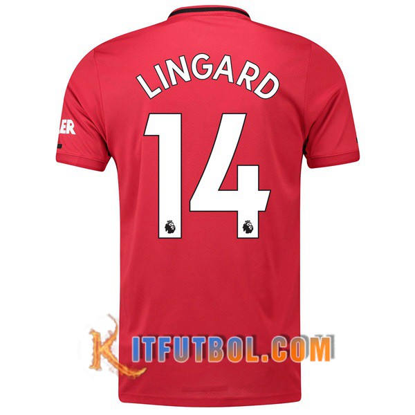 Camisetas Futbol Manchester United (Lingard 14) Primera 19/20