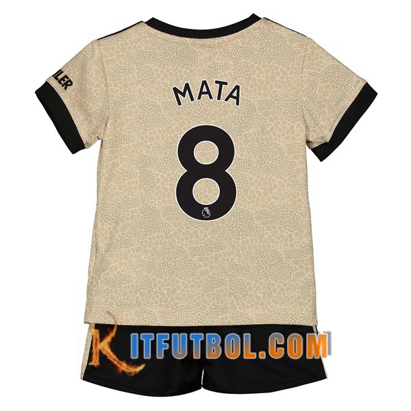 Camisetas Futbol Manchester United (MATA 8) Ninos Segunda 19/20