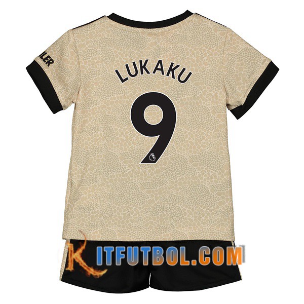 Camisetas Futbol Manchester United (Lukaku 9) Ninos Segunda 19/20