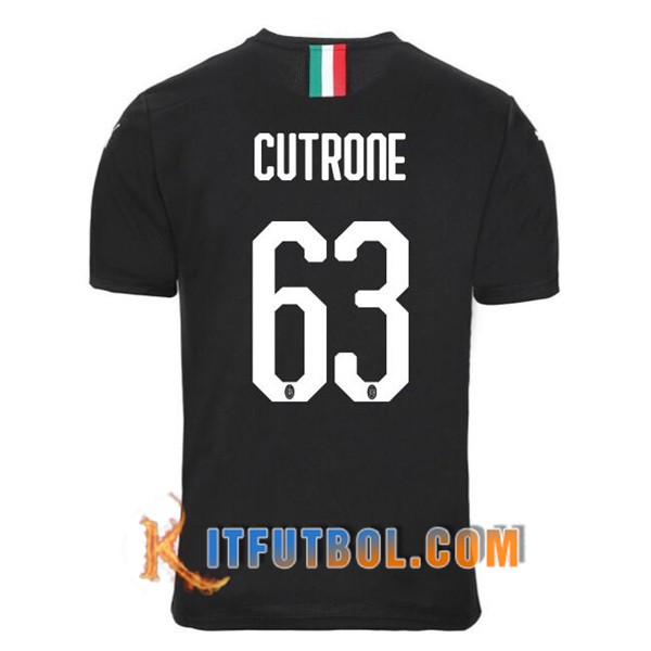 Camisetas Futbol Milan AC (CUTRONE 63) Tercera 19/20